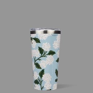 Rifle Paper Co. Tumbler with 2 reusable straws